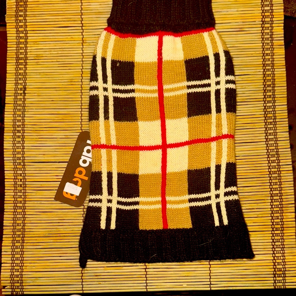 Little cat Plaid Sweater